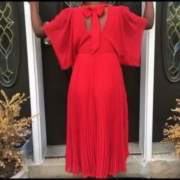 Club Monaco Red Zorbina Dress, Sz 2/4, BNWT - Picture 12 of 12